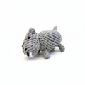 Large Gray Hippo Dog Rope Toys